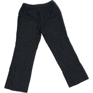 Investments Petites Black Polyester Rayon Spandex Women’s Trousers Size 10PR